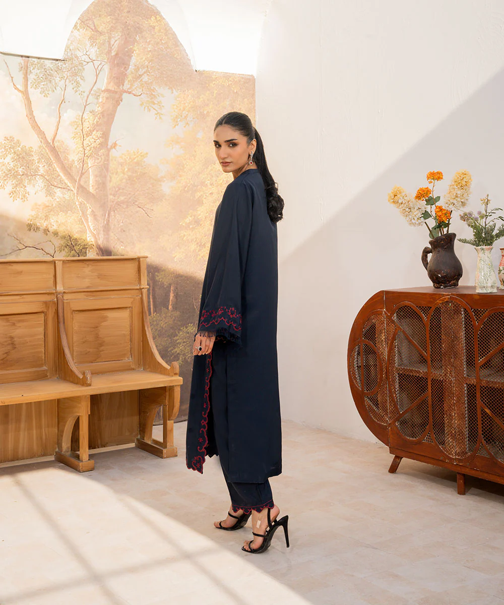 2PC - Crepe Silk Suit - Image 3