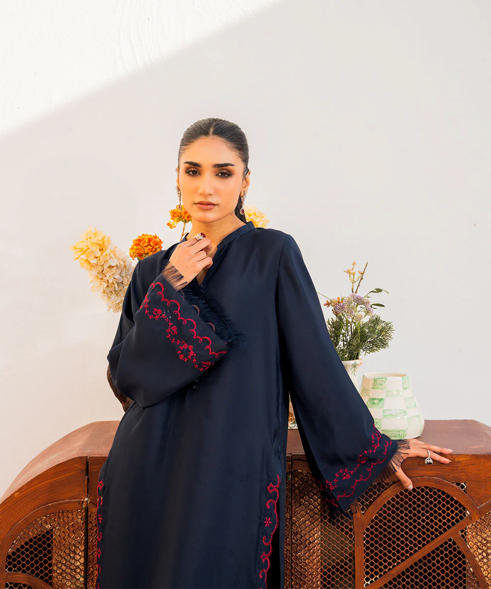 2PC - Crepe Silk Suit - Image 4