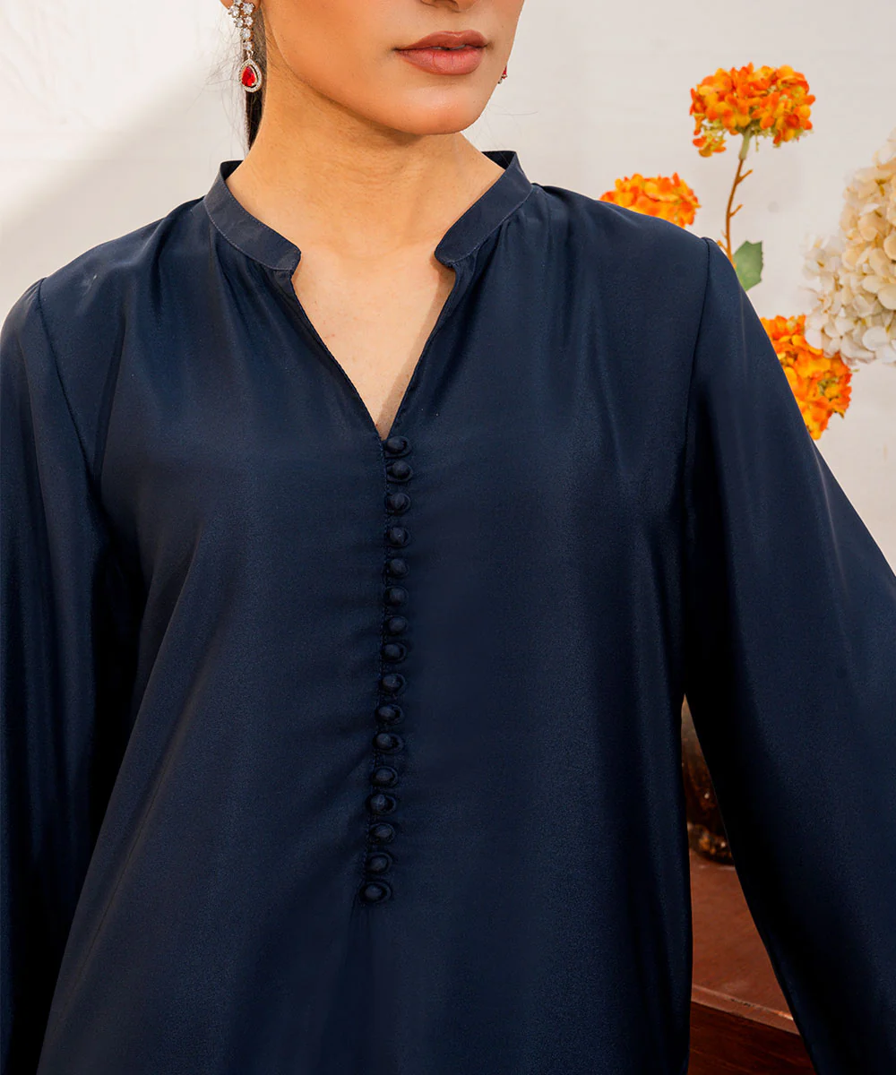 2PC - Crepe Silk Suit - Image 5