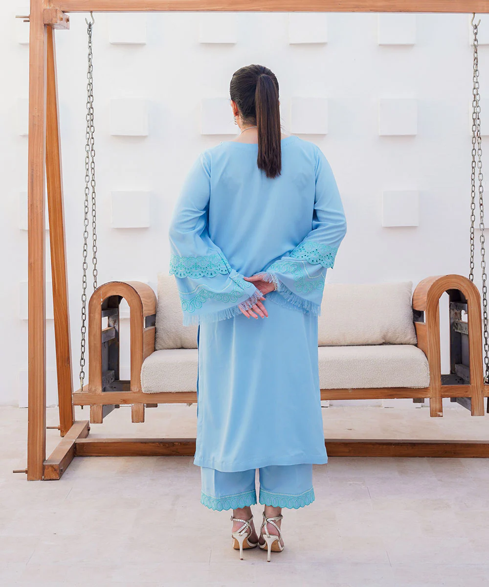 2PC - Crepe Silk Suit - Image 4