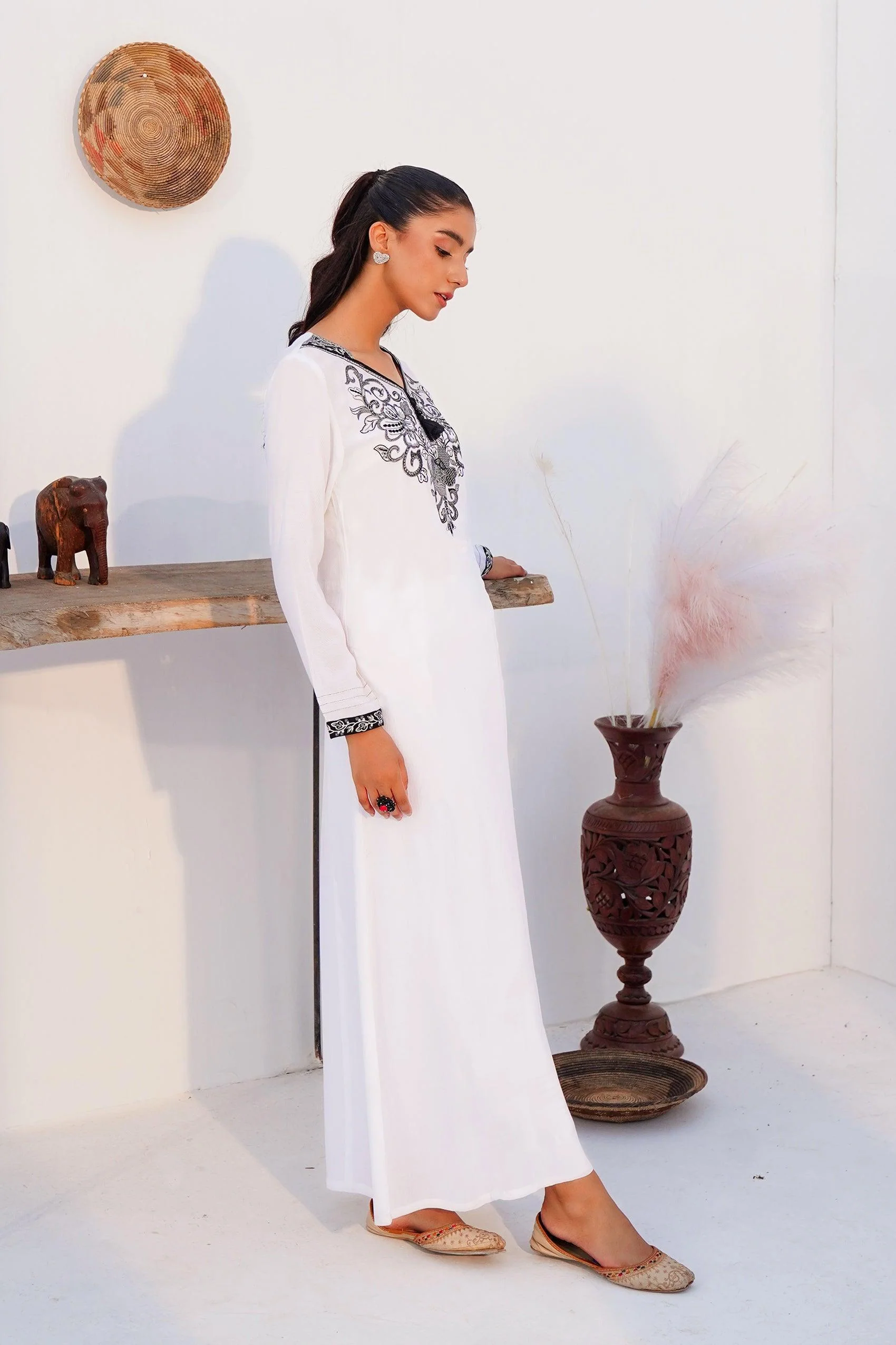 Embroidered Textured Lawn Suit - Image 3