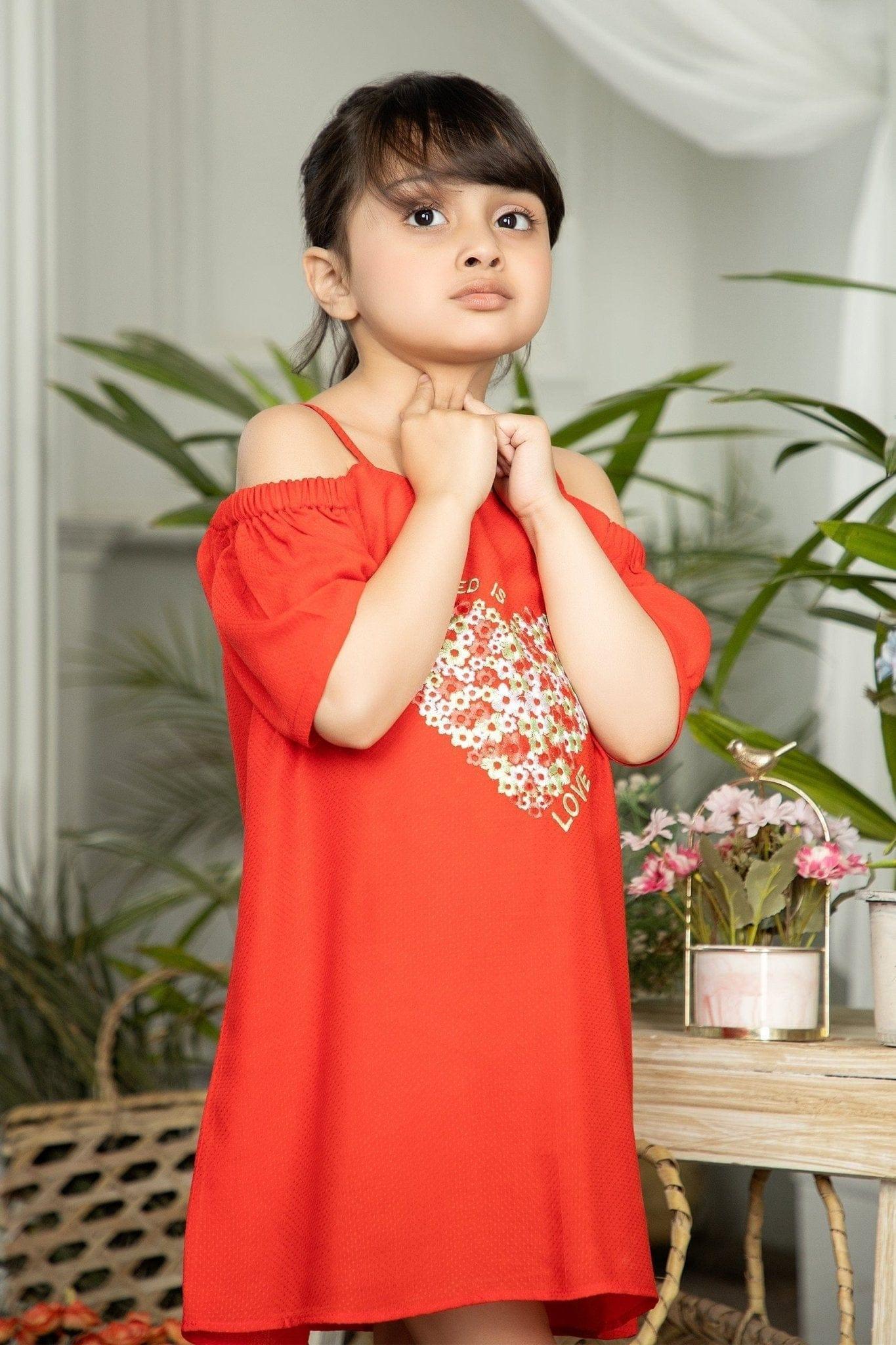 Girl - Self Textured Top - Image 3