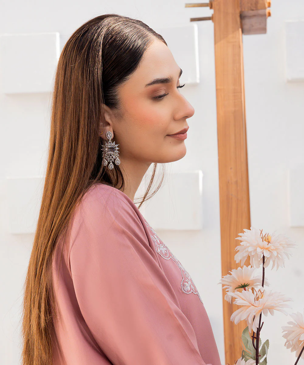 Embroidered Viscose Long Shirt - Image 6