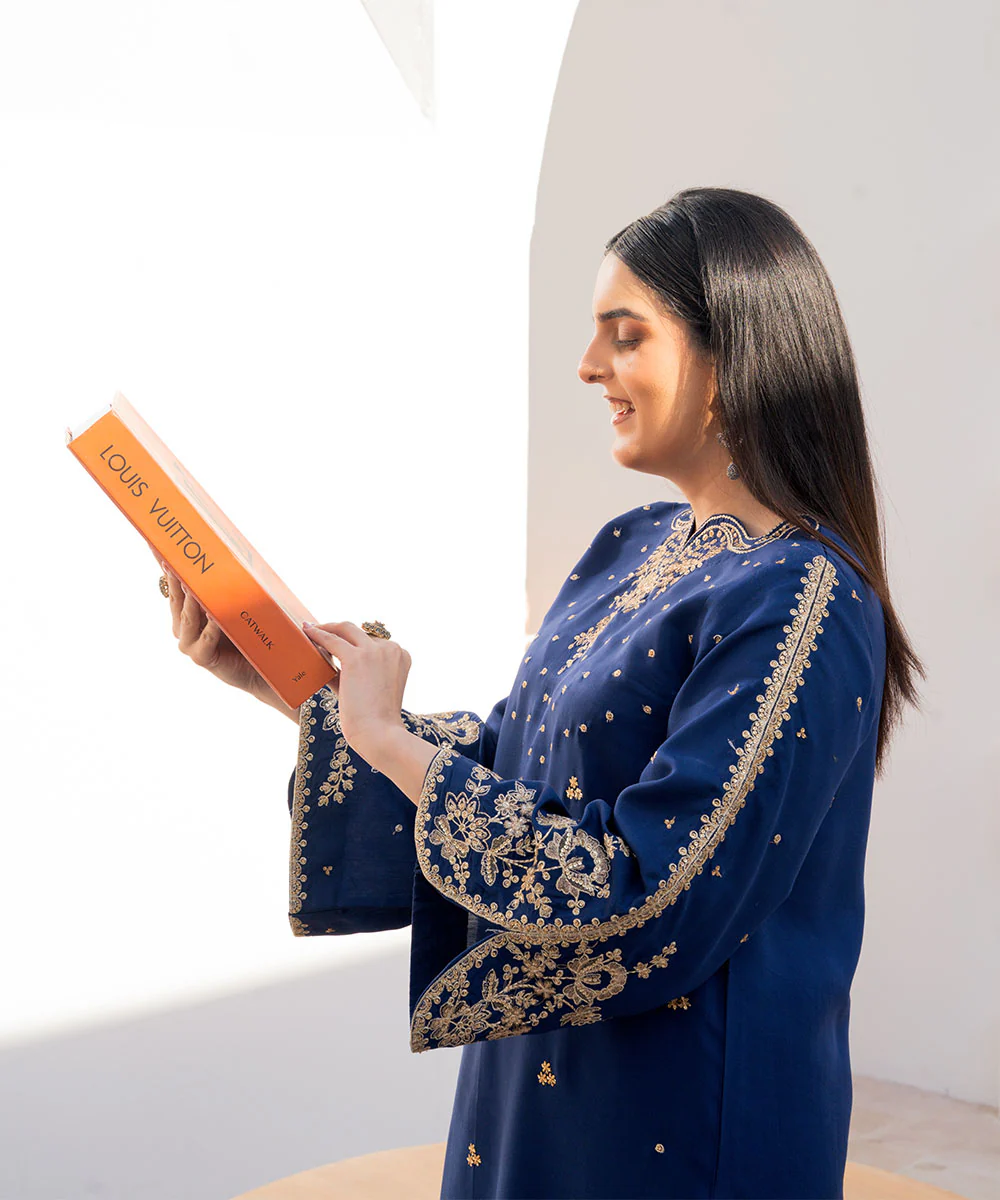 Embroidered Viscose Long Shirt - Image 6