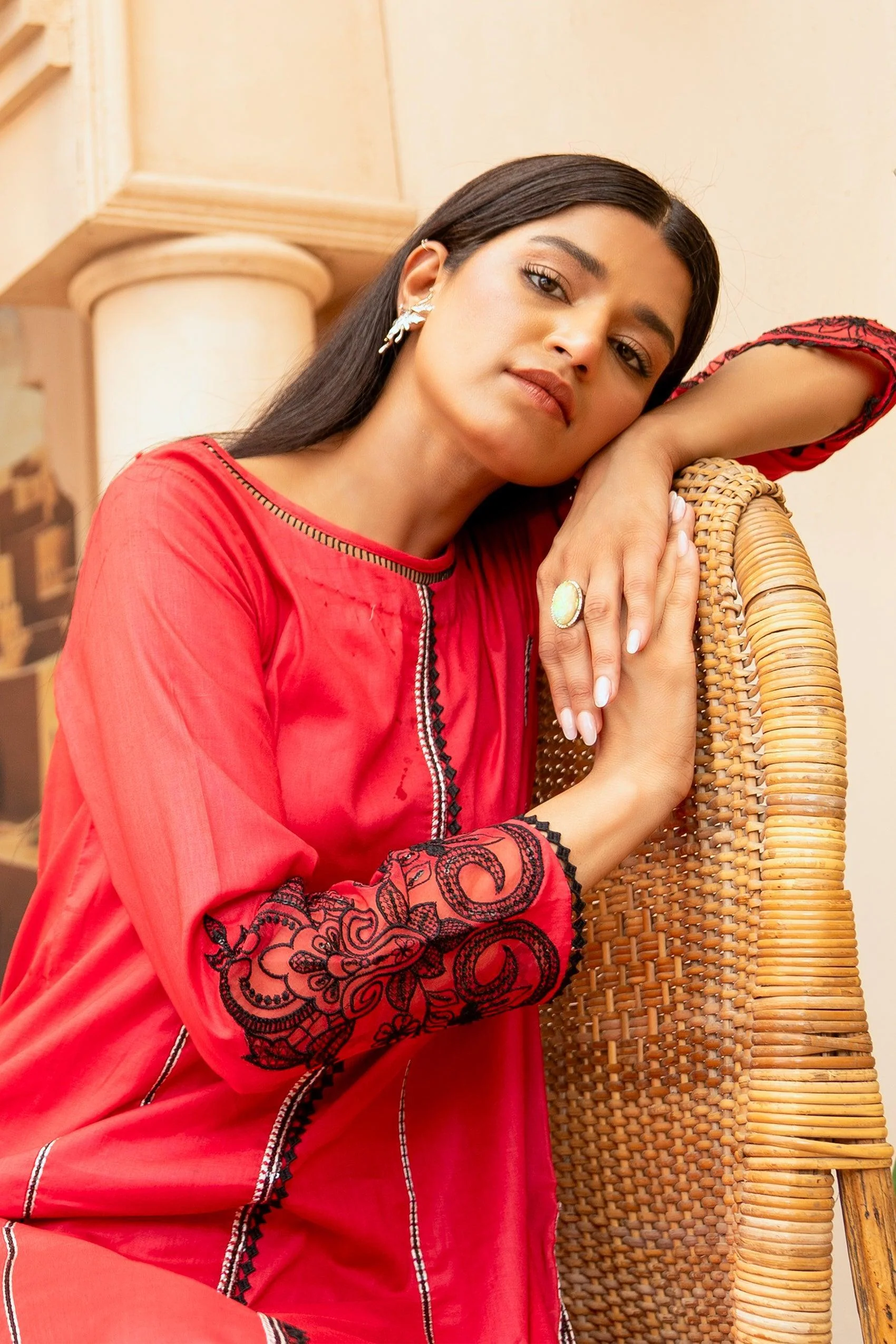 Embroidered Lawn Shirt - Image 4