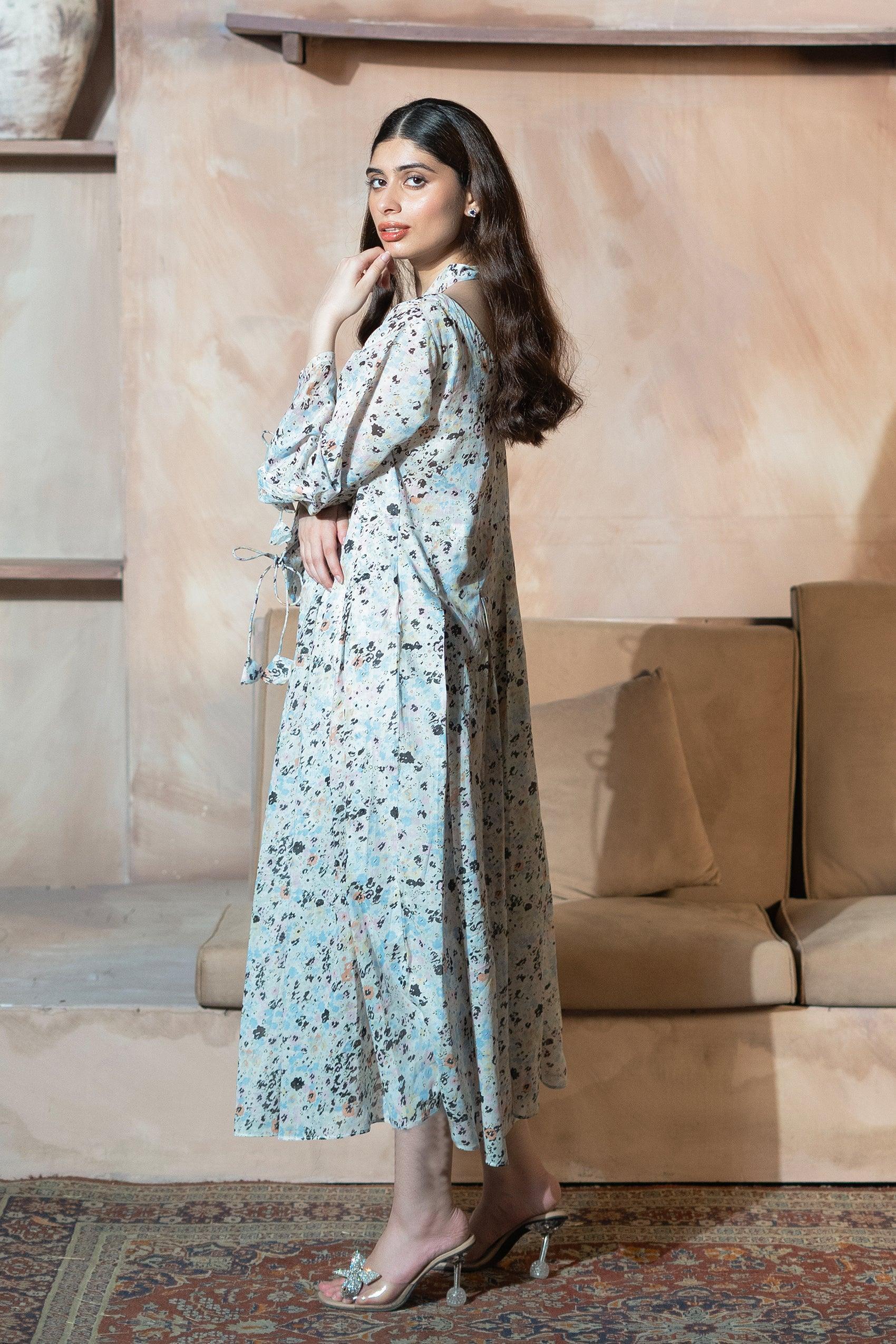 Printed Lawn Frock - Image 4