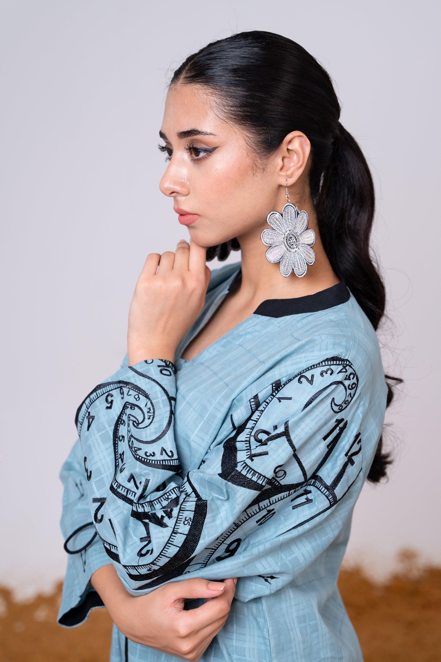 Self Textured Cotton Shirt - Image 3